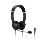 Kensington Classic Laidinės ausinės, 3.5 mm jack, Juoda