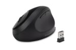 Kensington Pro Fit Ergo Belaidė pelė, RF Wireless + Bluetooth, 1600 DPI, Juoda - Image 4