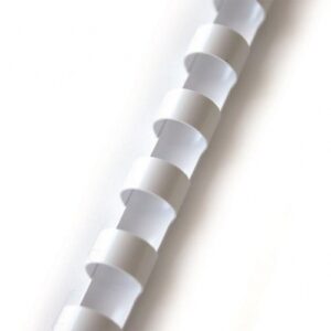 Spiralė įrišimui 12mm, balta, (100vnt.)