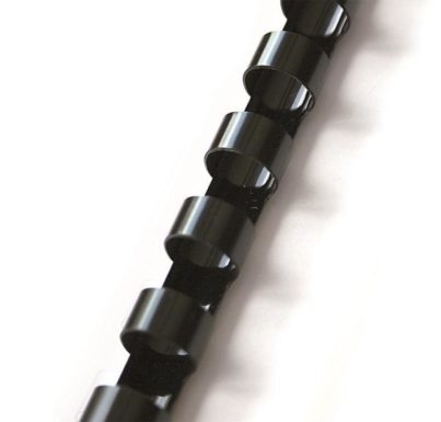 kolor_grzbietow_czarny_403x385 Spiralė įrišimui plastikinė 12 mm, juoda (100vnt.) - Image 1