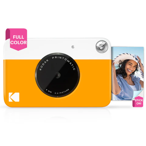 mNvAgN0FwHSIYzXZsAnKVV0B2YmMZAzBe5jmwHXs Kodak PRINTOMATIC Momentinis fotoaparatas, 2x3'', Yellow - Image 1