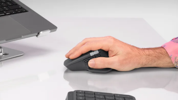 Logitech MX Master 4 Belaidė pelė RF Wireless + Bluetooth, 8000 DPI, Graphite - Image 12
