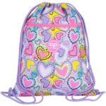 Maišelis sportinei aprangai CoolPack Vert Pastel Hearts