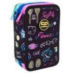 Forminis trijų skyrių penalas su priedais CoolPack Jumper 3 TENNIS STAR