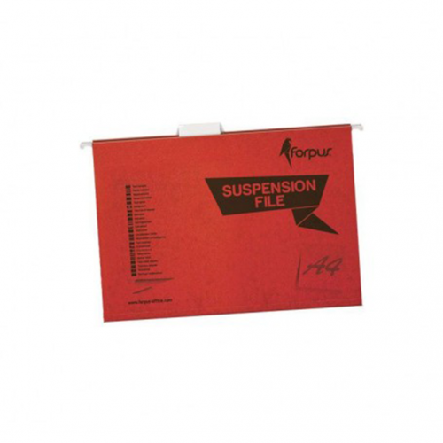 red_vok Kartotekinis vokas Forpus, A4, raudonas - Image 1