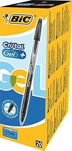 s_l1000 Bic Gelinis rašiklis Cristalgel 0.7 mm, juodas, 1vnt. 721286 - Image 1