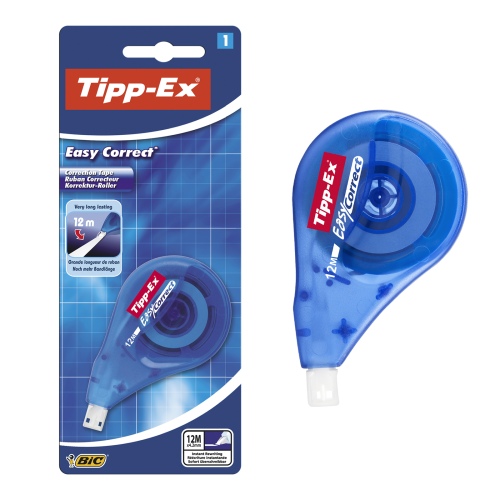 syYMW5m9KOPSnKaZYCuuTEmiZeQmF8yqT79NyTb3 BIC Korekcinė juostelė TIPP-Ex Easy Correct 4,2mm x 12m, pakuotėje 1 vnt. - Image 1