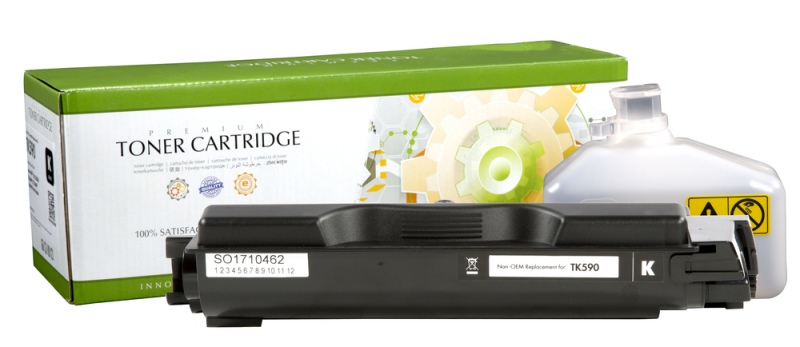 tk_590_k_box_and_cart Neoriginali Static Control Kyocera TK-590K, juoda kasetė - Image 1