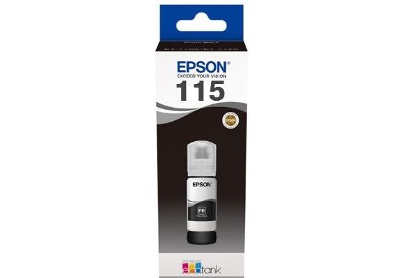 tusz_oryginalny_epson_115_c13t07c14a_czarny Epson 115 EcoTank (C13T07C14A) Rašalo papildymo buteliukas, Juoda - Image 1