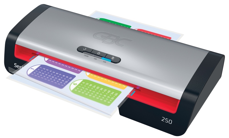 urk6BAmHHua16MwW4OYPWY3gXgKIxY50Cw5mn3bg GBC 250 Office Laminavimo aparatas A4, 500 mm/min, Juoda/Pilka - Image 1